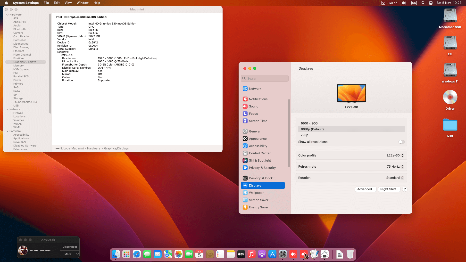 Lenovo ThinkCentre M910S [KabyLake   Intel HD 630]   OpenCore 5